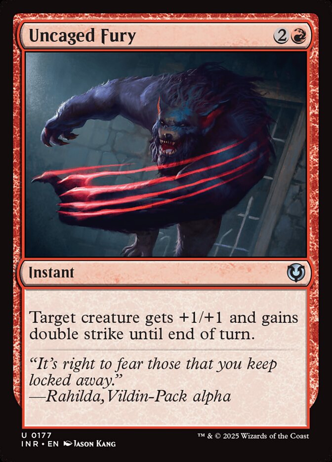 Uncaged Fury 177/287 (Innistrad Remastered)  | Good Games Morley
