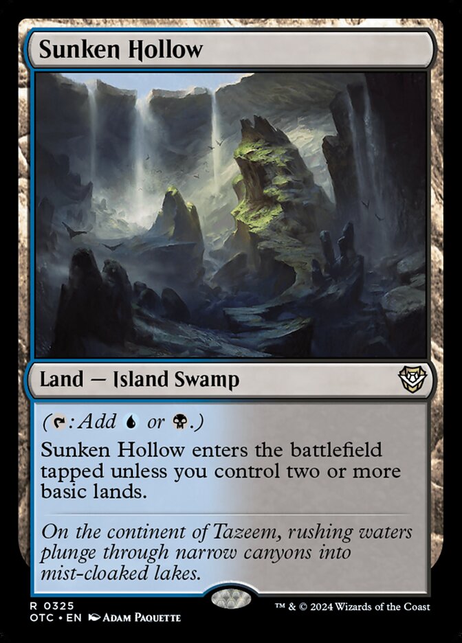 Sunken Hollow 325/342 (Commander: Outlaws of Thunder Junction)  | Good Games Morley