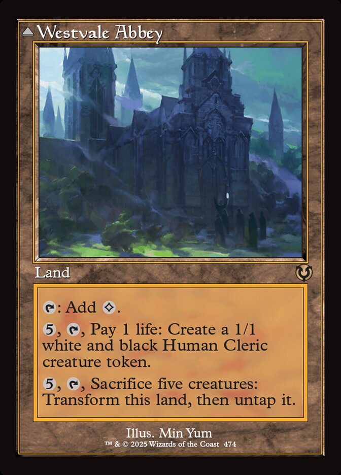 Westvale Abbey // Ormendahl, Profane Prince 474/287 (Innistrad Remastered)  - Retro Foil | Good Games Morley
