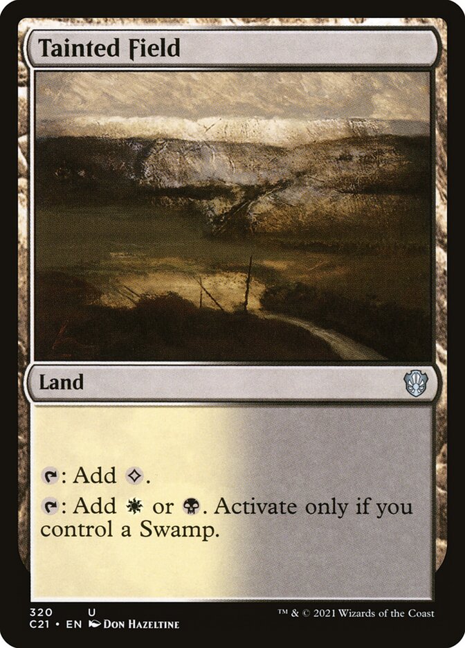 Tainted Field 320/81 (Commander 2021)  | Good Games Morley