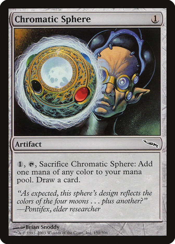 Chromatic Sphere 151/306 (Mirrodin)  - Foil | Good Games Morley