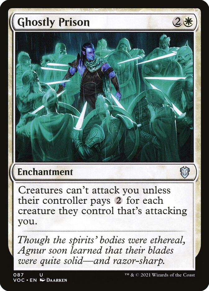 Ghostly Prison 87/38 (Commander: Innistrad: Crimson Vow)  | Good Games Morley