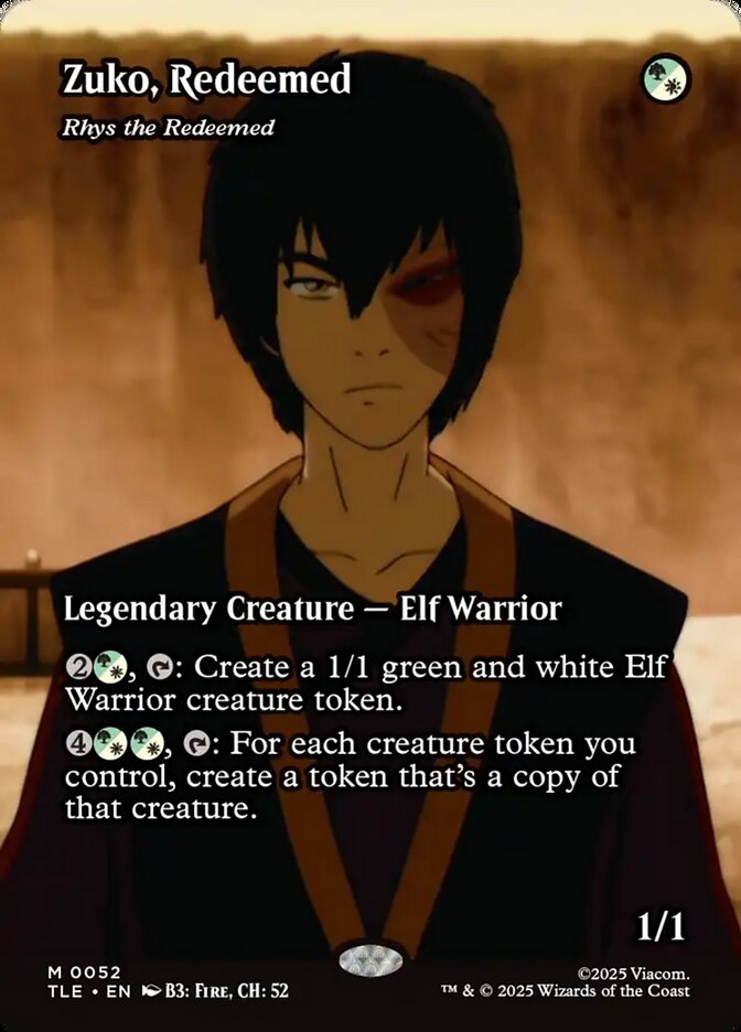 Zuko, Redeemed - Rhys the Redeemed 52 (Avatar: The Last Airbender: Eternal-Legal)  - Borderless | Good Games Morley