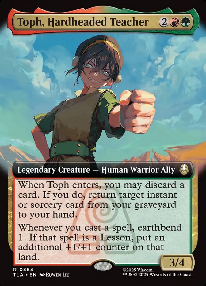 Toph, Hardheaded Teacher 384 (Avatar: The Last Airbender)  - Extended Art Foil | Good Games Morley