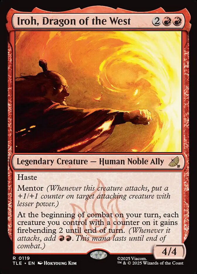 Iroh, Dragon of the West 119/317 (Avatar: The Last Airbender: Eternal-Legal)  - Foil | Good Games Morley