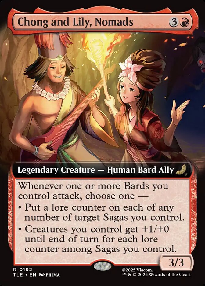 Chong and Lily, Nomads 192/317 (Avatar: The Last Airbender: Eternal-Legal)  - Extended Art | Good Games Morley