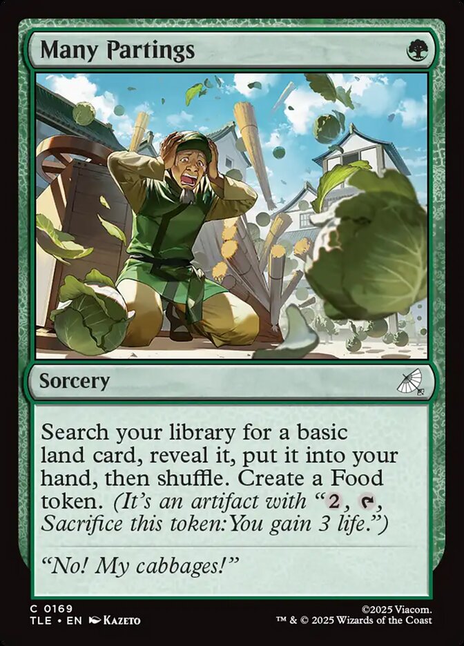 Many Partings 169/317 (Avatar: The Last Airbender: Eternal-Legal)  - Foil | Good Games Morley