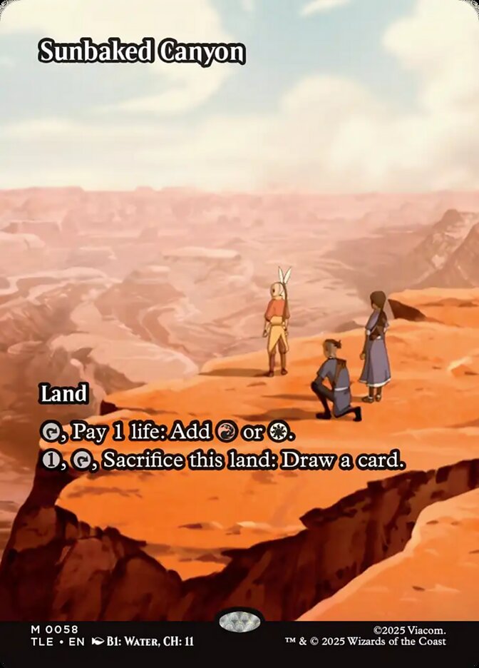 Sunbaked Canyon 58/317 (Avatar: The Last Airbender: Eternal-Legal)  - Borderless | Good Games Morley