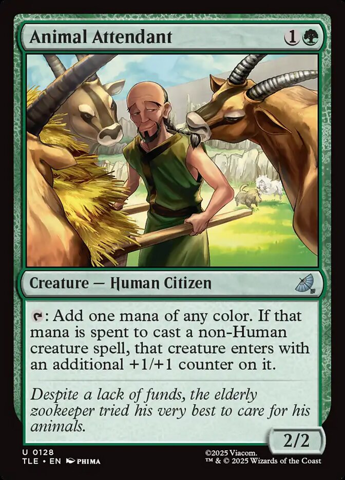 Animal Attendant 128/317 (Avatar: The Last Airbender: Eternal-Legal)  - Foil | Good Games Morley