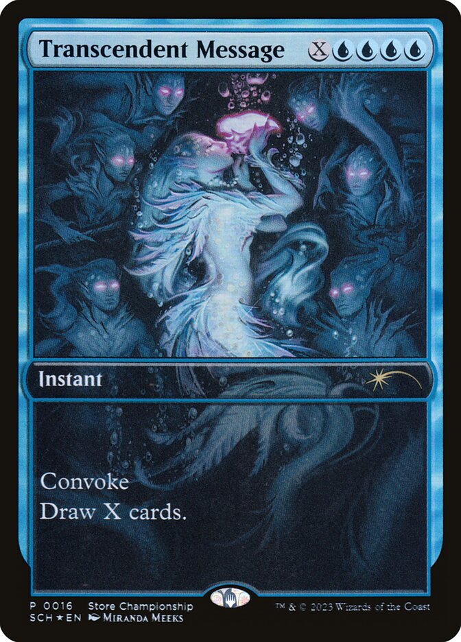 Transcendent Message 16/49 (Game Day & Store Championship Promos)  - Full Art Foil | Good Games Morley
