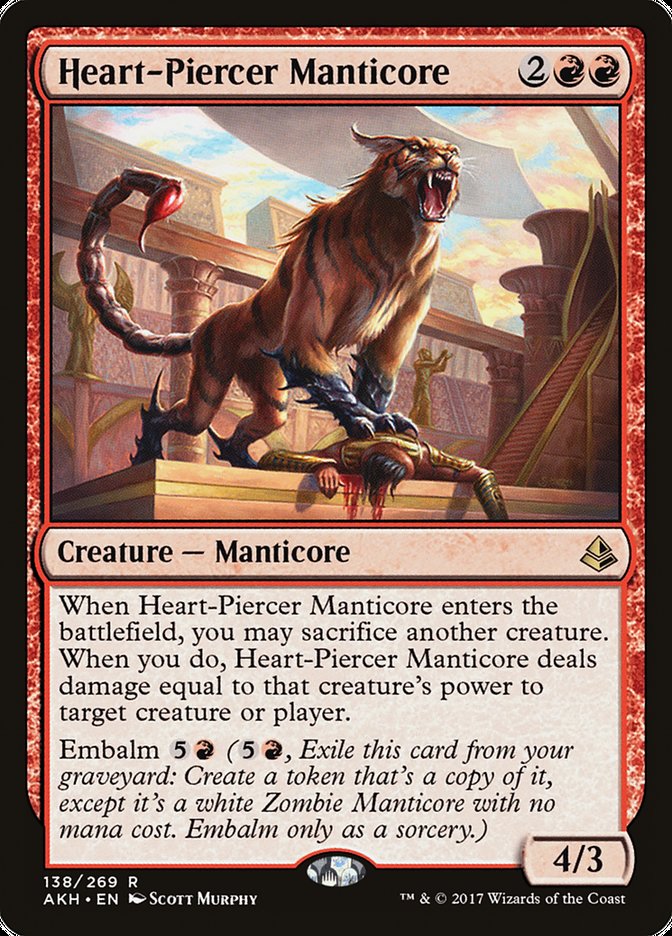 Heart-Piercer Manticore 138/269 (Amonkhet)  | Good Games Morley