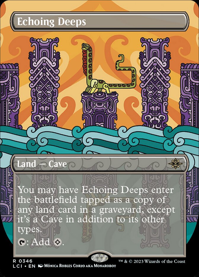 Echoing Deeps 346 (The Lost Caverns of Ixalan)  - Borderless | Good Games Morley