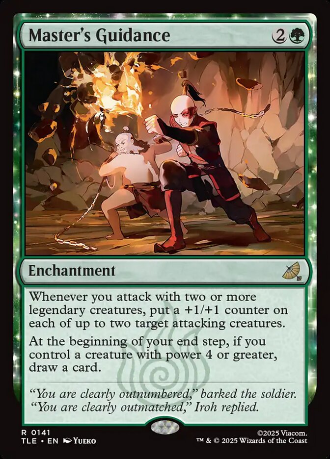 Master's Guidance 141/317 (Avatar: The Last Airbender: Eternal-Legal)  - Foil | Good Games Morley