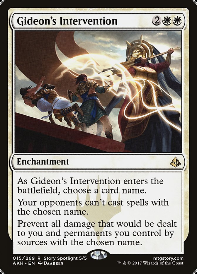 Gideon's Intervention 15/269 (Amonkhet)  | Good Games Morley