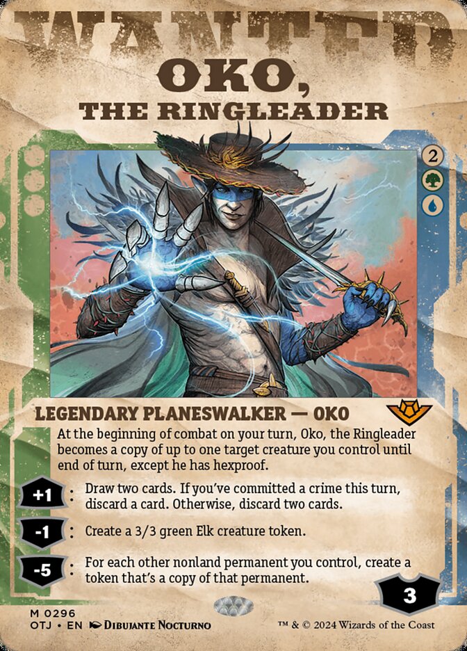 Oko, the Ringleader 296/286 (Outlaws of Thunder Junction)  - Showcase Foil | Good Games Morley