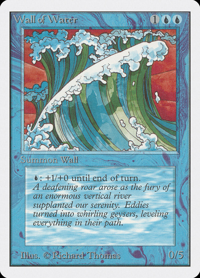 Wall of Water 91/302 (Unlimited Edition)  | Good Games Morley