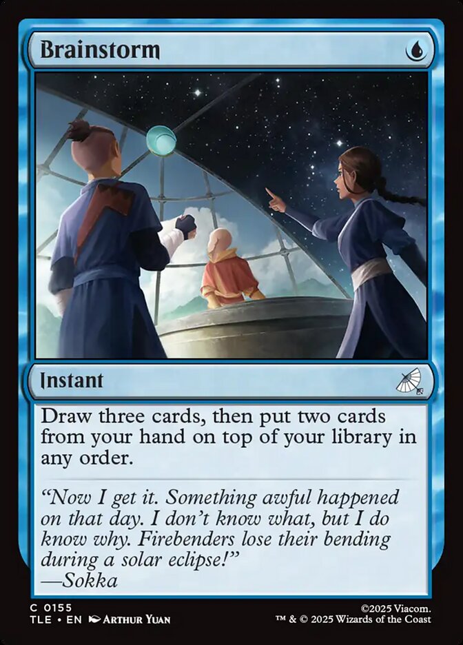 Brainstorm 155/317 (Avatar: The Last Airbender: Eternal-Legal)  - Foil | Good Games Morley