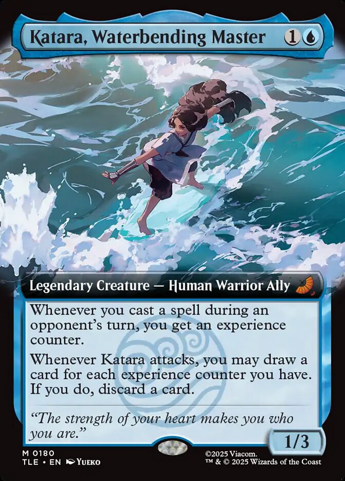 Katara, Waterbending Master 180/317 (Avatar: The Last Airbender: Eternal-Legal)  - Extended Art  | Good Games Morley