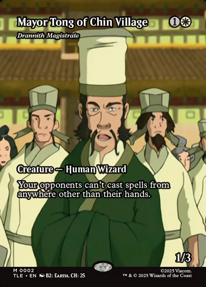 Mayor Tong of Chin Village - Drannith Magistrate 2/317 (Avatar: The Last Airbender: Eternal-Legal)  - Borderless | Good Games Morley