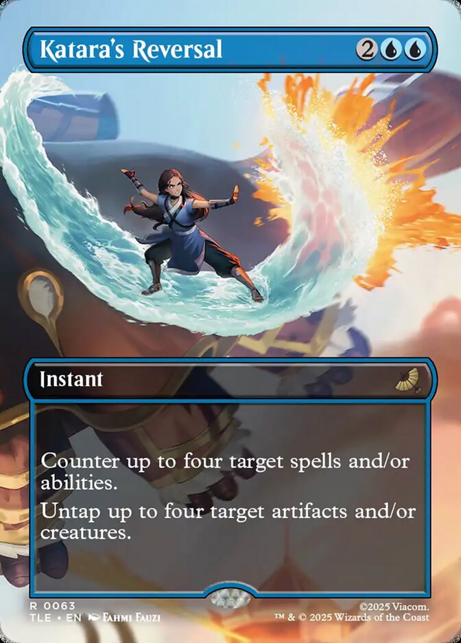 Katara's Reversal 63/317 (Avatar: The Last Airbender: Eternal-Legal)  - Borderless | Good Games Morley
