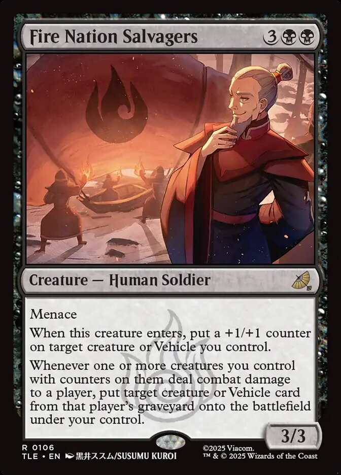 Fire Nation Salvagers 106/317 (Avatar: The Last Airbender: Eternal-Legal)  - Foil | Good Games Morley