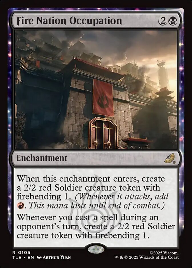 Fire Nation Occupation 105/317 (Avatar: The Last Airbender: Eternal-Legal)  - Foil | Good Games Morley