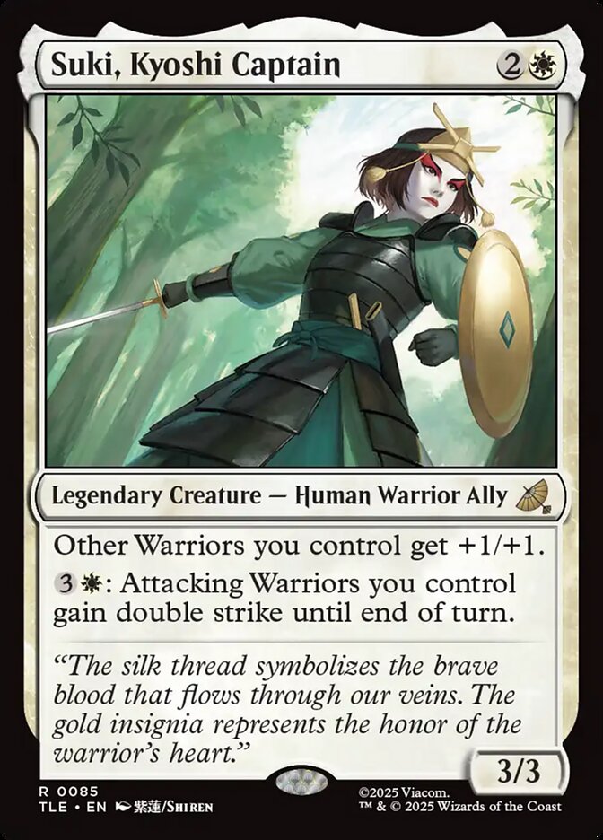 Suki, Kyoshi Captain 85/317 (Avatar: The Last Airbender: Eternal-Legal)  | Good Games Morley