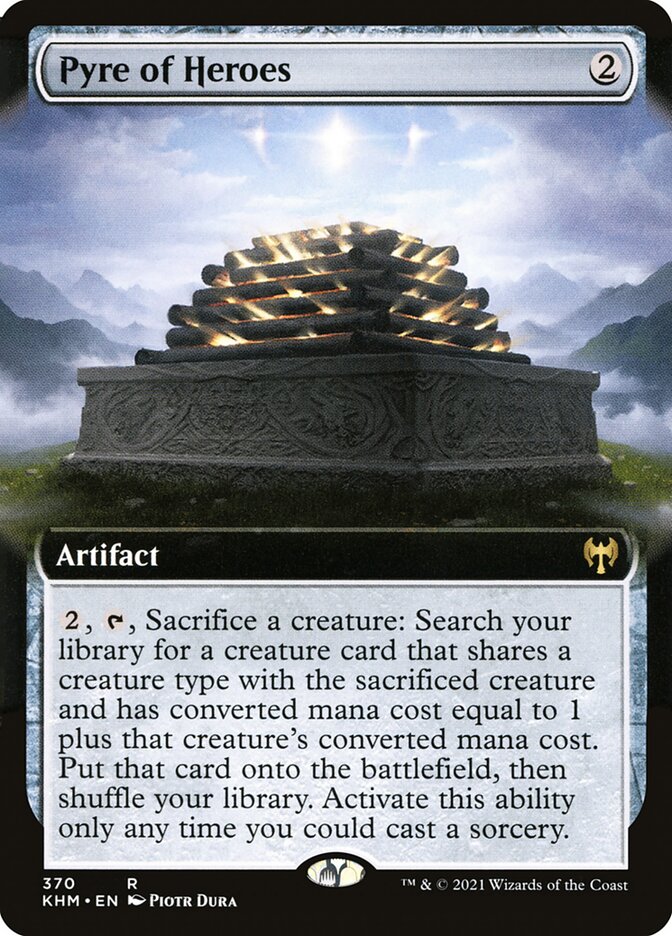 Pyre of Heroes 370/285 (Kaldheim)  - Extended Art Foil | Good Games Morley