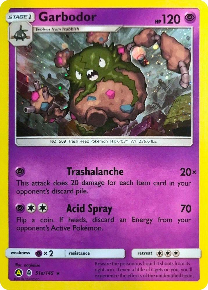Garbodor 051a/145 (Alternate Art Promos)  - Cosmo Holofoil | Good Games Morley