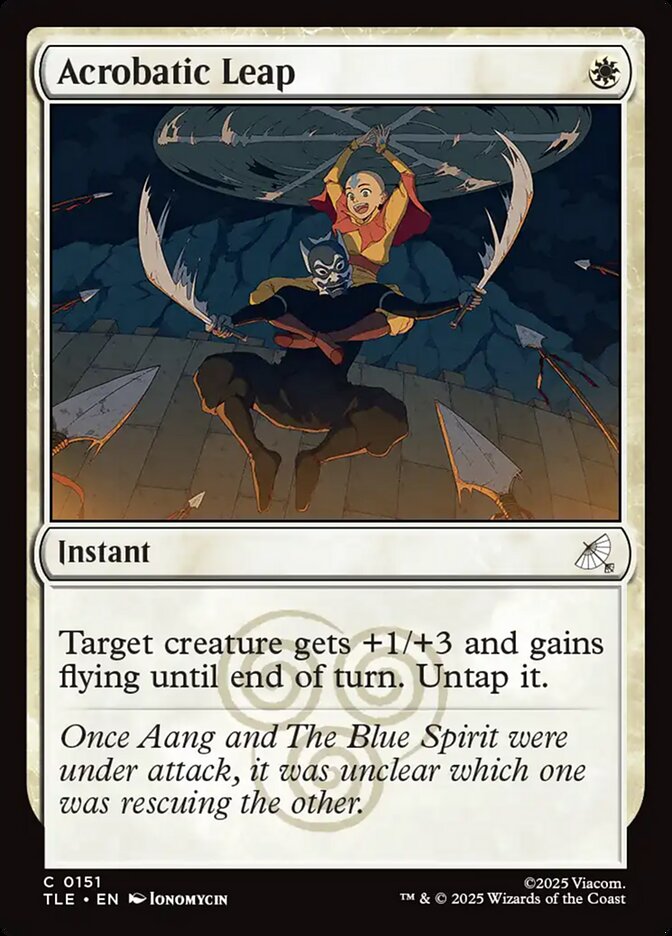 Acrobatic Leap 151/317 (Avatar: The Last Airbender: Eternal-Legal)  - Foil | Good Games Morley