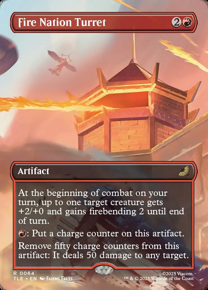 Fire Nation Turret 64/317 (Avatar: The Last Airbender: Eternal-Legal)  - Borderless Foil | Good Games Morley