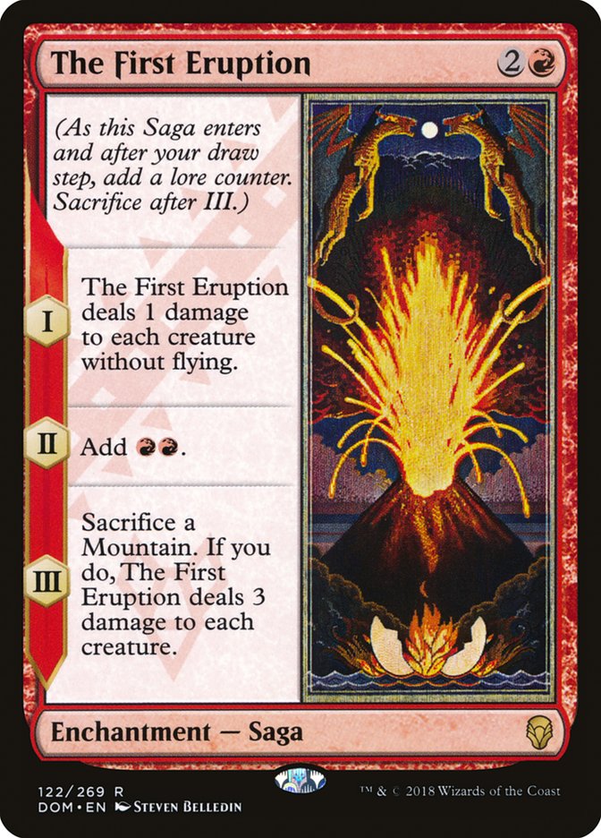 The First Eruption 122/269 (Dominaria)  - Foil | Good Games Morley