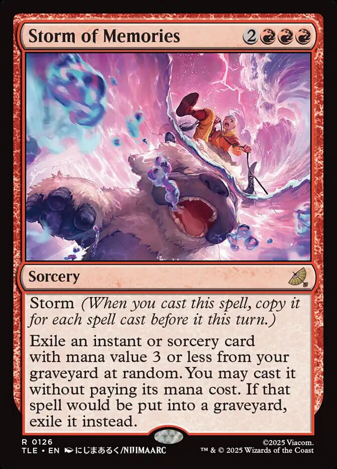 Storm of Memories 126/317 (Avatar: The Last Airbender: Eternal-Legal)  | Good Games Morley