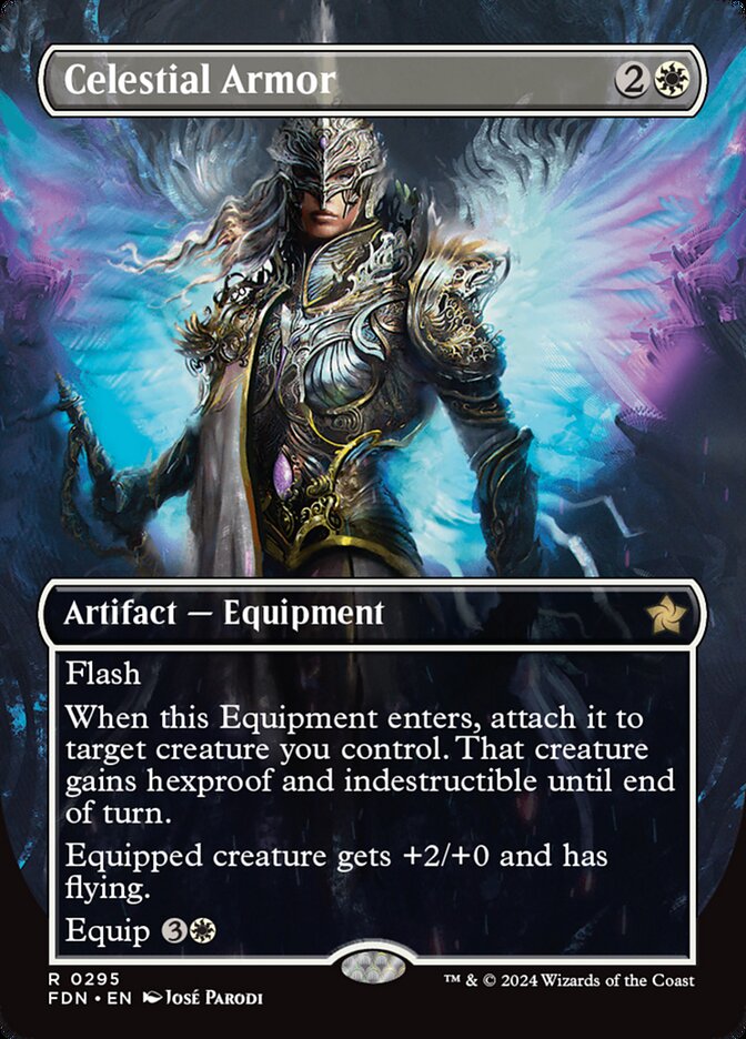 Celestial Armor 295/291 (Foundations)  - Borderless | Good Games Morley