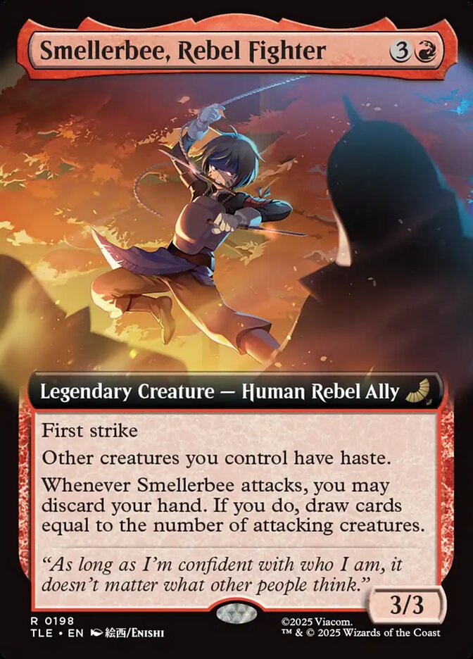 Smellerbee, Rebel Fighter 198/317 (Avatar: The Last Airbender: Eternal-Legal)  - Extended Art | Good Games Morley