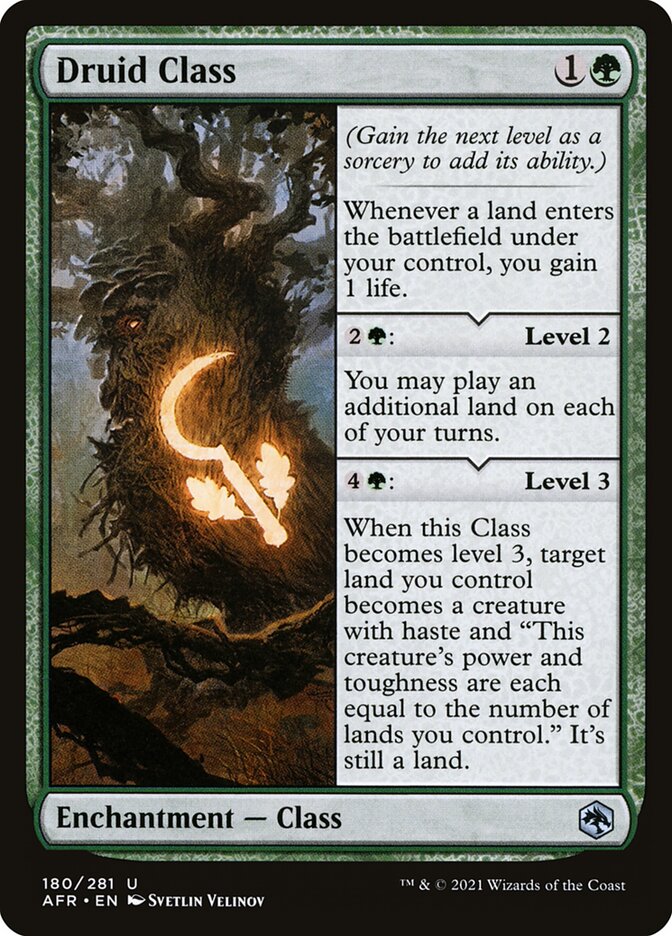 Druid Class 180 (Adventures in the Forgotten Realms)  - Foil | Good Games Morley