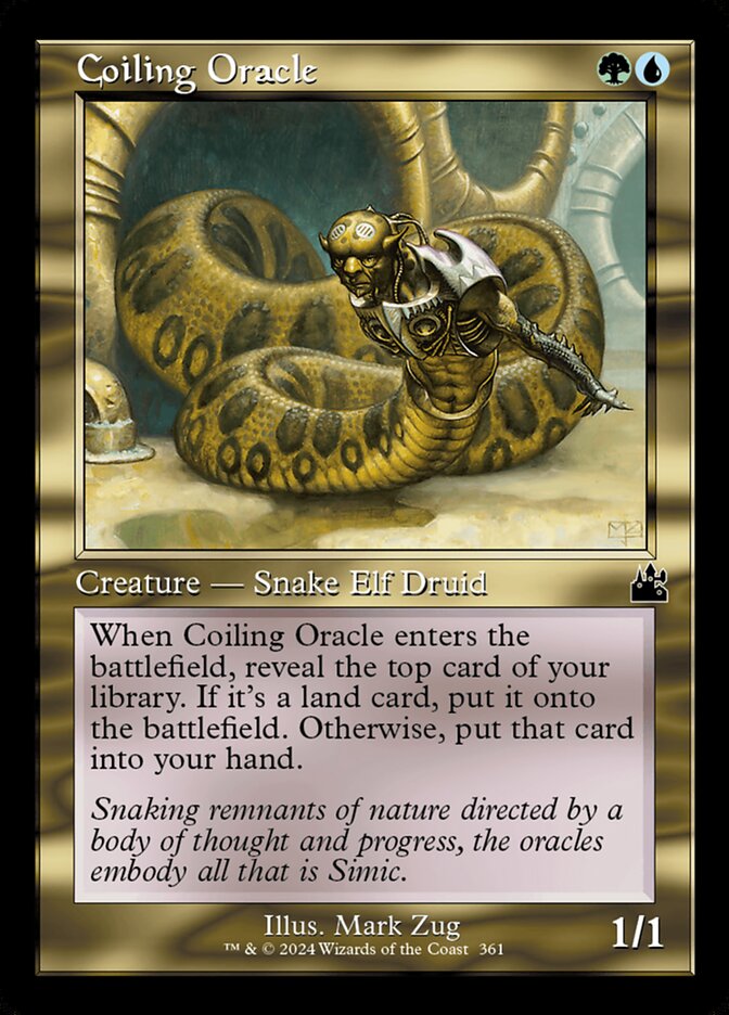 Coiling Oracle 361/291 (Ravnica Remastered)  - Retro | Good Games Morley