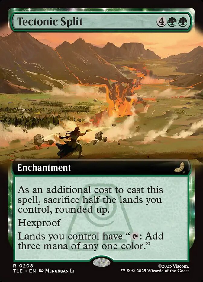 Tectonic Split Extended Art 208 (Avatar: The Last Airbender: Eternal-Legal)  - Extended Art | Good Games Morley