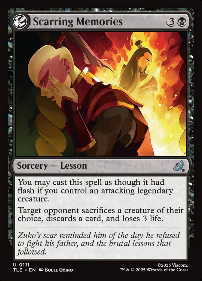 Scarring Memories 111/317 (Avatar: The Last Airbender: Eternal-Legal)  - Foil | Good Games Morley