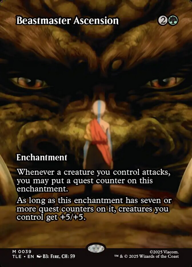Beastmaster Ascension 39/317 (Avatar: The Last Airbender: Eternal-Legal)  - Borderless | Good Games Morley