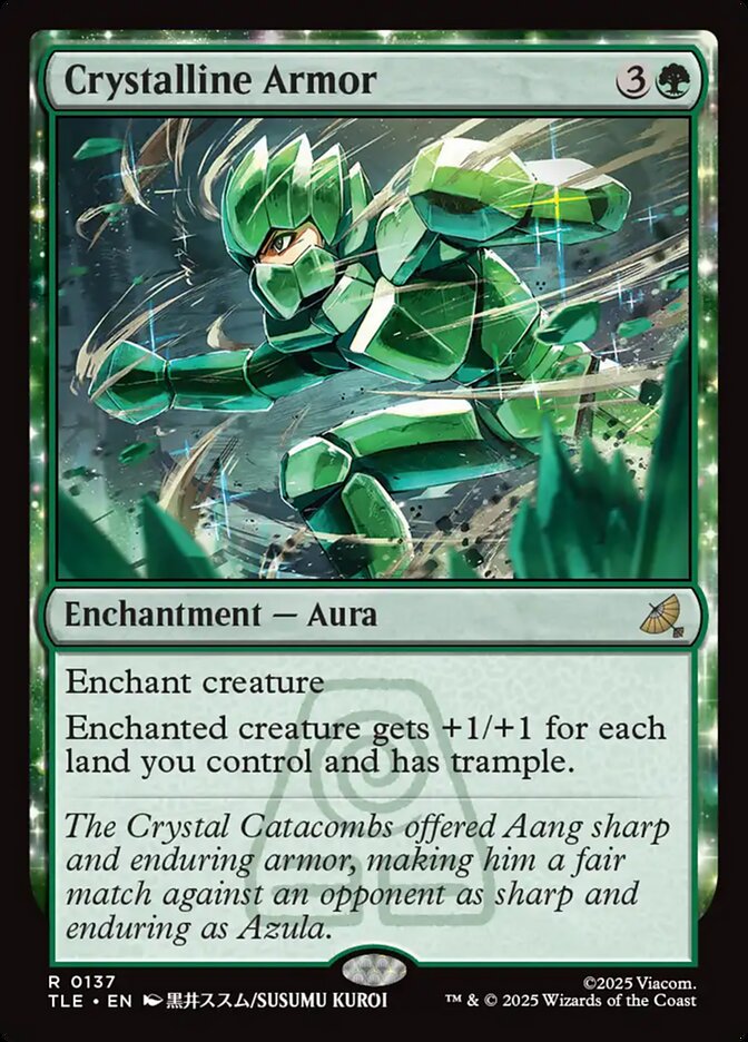 Crystalline Armor 137/317 (Avatar: The Last Airbender: Eternal-Legal)  - Foil | Good Games Morley