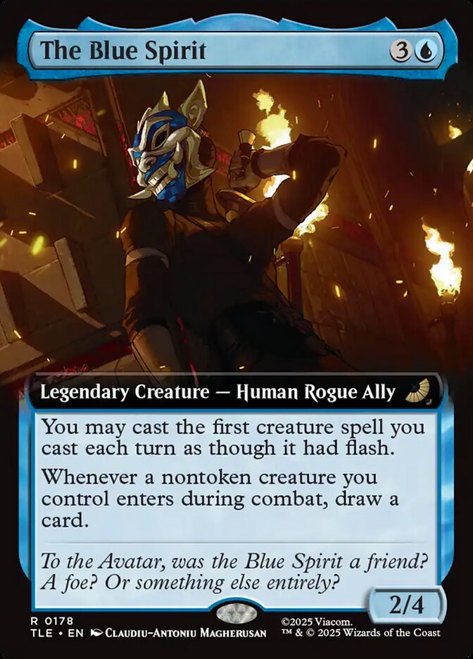 The Blue Spirit Extended Art 178 (Avatar: The Last Airbender: Eternal-Legal)  - Extended Art | Good Games Morley