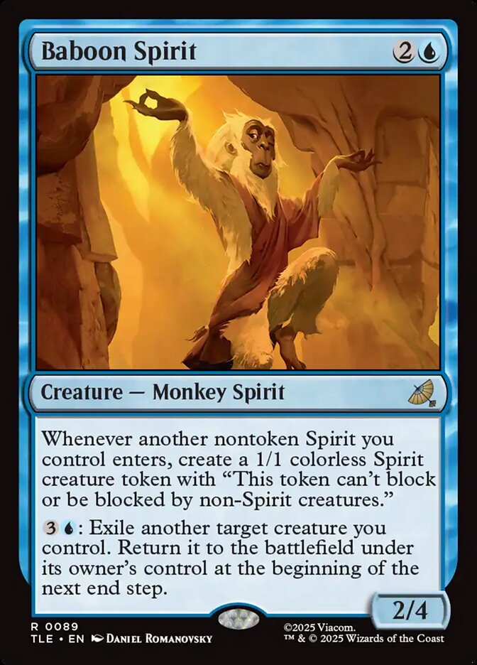 Baboon Spirit 89/317 (Avatar: The Last Airbender: Eternal-Legal)  - Foil | Good Games Morley
