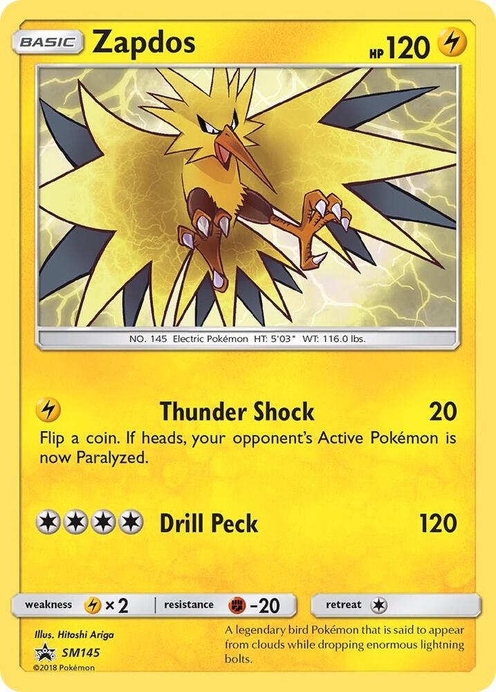 Zapdos SM145 (SM Promos)  - Holofoil | Good Games Morley