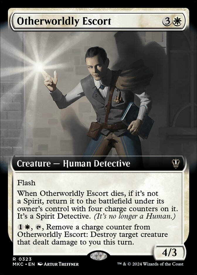 Otherworldly Escort 323/311 (Commander: Murders at Karlov Manor)  - Extended Art | Good Games Morley