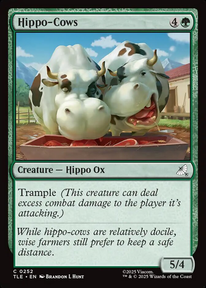 Hippo-Cows 252/317 (Avatar: The Last Airbender: Eternal-Legal)  - Foil | Good Games Morley