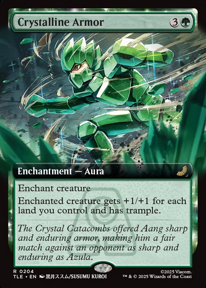 Crystalline Armor 204/317 (Avatar: The Last Airbender: Eternal-Legal)  - Extended Art Foil | Good Games Morley