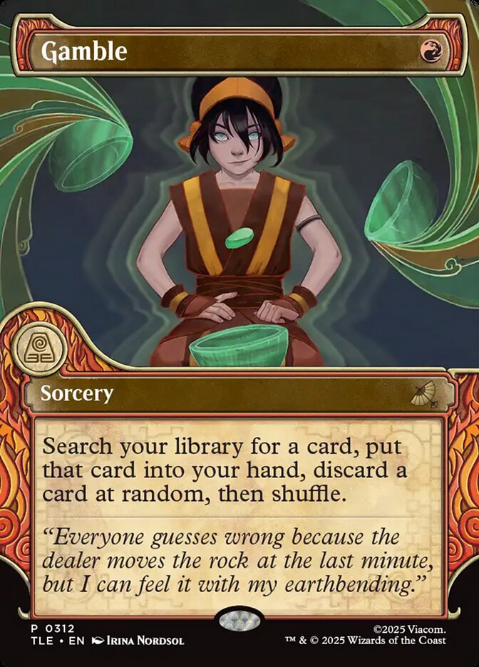 Gamble 312/317 (Avatar: The Last Airbender: Eternal-Legal)  - Showcase | Good Games Morley