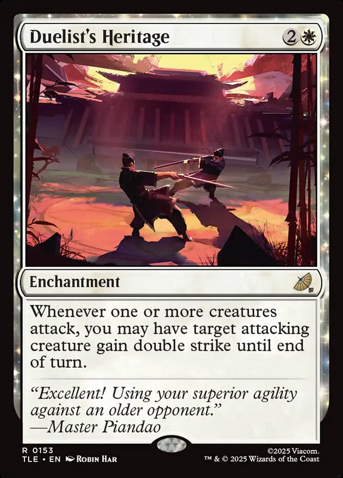 Duelist's Heritage 153 (Avatar: The Last Airbender: Eternal-Legal)  - Foil | Good Games Morley