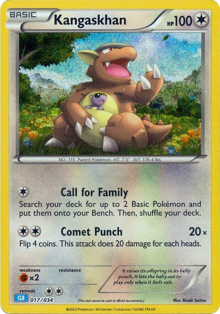Kangaskhan 017/034 (Trading Card Game Classic)  - Holofoil | Good Games Morley